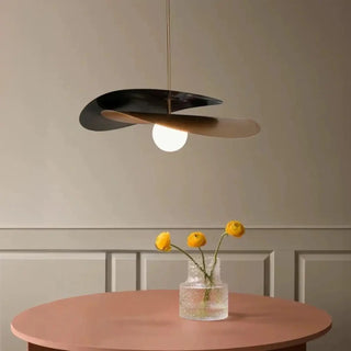 MINOSILA Modern Black and Brass Minimalist Ceiling Light – view 1