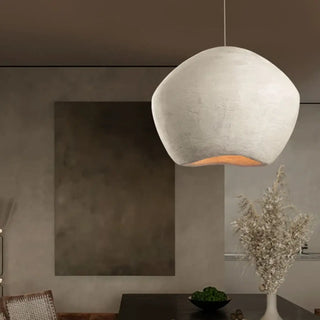 HAWI Modern White Plaster Texture Ceiling Light – view 1