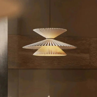 PLILEV Modern Pleated Levels Elegant Ceiling Light – view 2