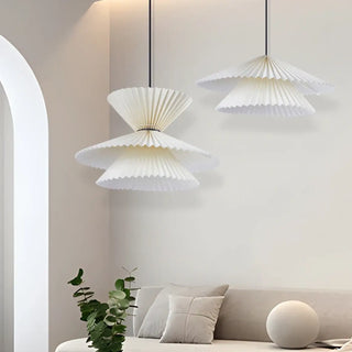 PLILEV Modern Pleated Levels Elegant Ceiling Light – view 5