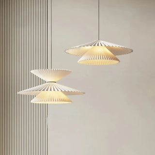 PLILEV Modern Pleated Levels Elegant Ceiling Light – view 3