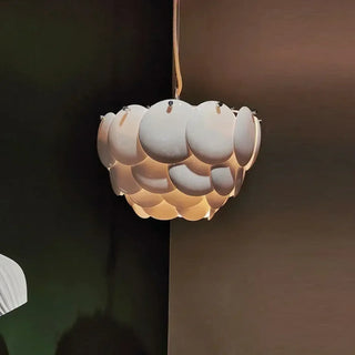 MOVE Modern Sculpted White Glass Ceiling Light – view 4