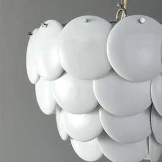 MOVE Modern Sculpted White Glass Ceiling Light – view 5