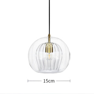 Glass pendant with gold accent, modern elegant living room ceiling hanging fixture
