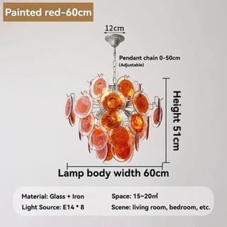 DURCAL Modern Elegant Glass Ceiling Light – view 9