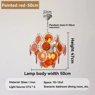 DURCAL Modern Elegant Glass Ceiling Light – view 7