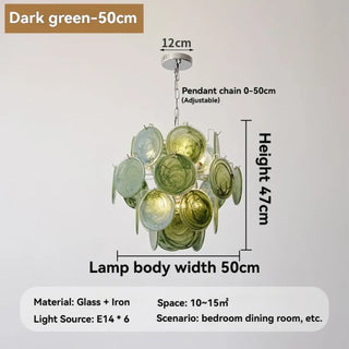 DURCAL Modern Elegant Glass Ceiling Light – view 6