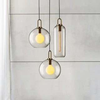 ALURINO Modern Smoked Glass Ceiling Light – view 8