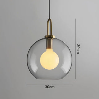 ALURINO Modern Smoked Glass Ceiling Light – view 6