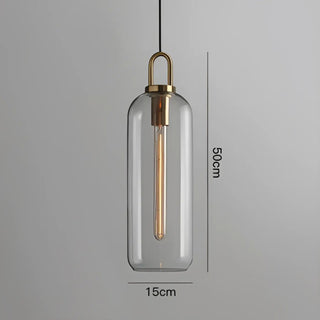 ALURINO Modern Smoked Glass Ceiling Light – view 4