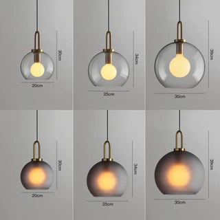 ALURINO Modern Smoked Glass Ceiling Light – view 10