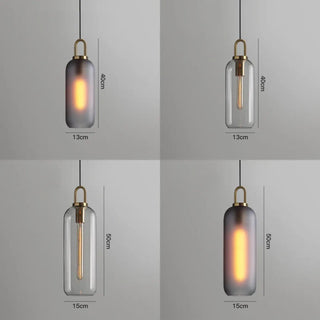 ALURINO Modern Smoked Glass Ceiling Light – view 9