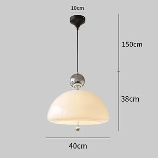 Modern Pendant Light | Opal Glass Pendant with Diffused Light Effect & Contemporary Design
