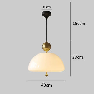 Modern Pendant Light | Opal Glass Pendant with Diffused Light Effect & Contemporary Design