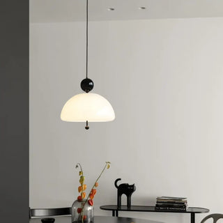 Modern Pendant Light | Opal Glass Pendant with Diffused Light Effect & Contemporary Design