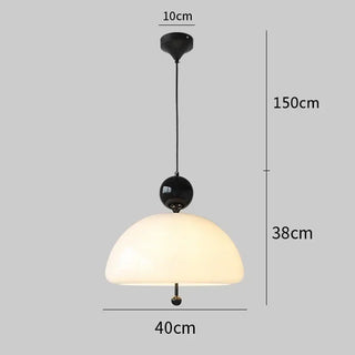 Modern Pendant Light | Opal Glass Pendant with Diffused Light Effect & Contemporary Design