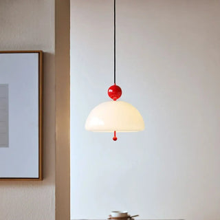 Modern contemporary opal pendant lamp, glass soft diffused ceiling fixture