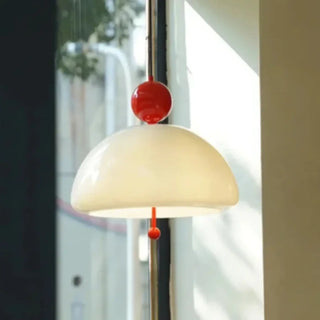 Opal glass pendant lamp, modern diffused contemporary ceiling hanging light