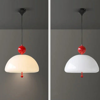 Modern Pendant Light | Opal Glass Pendant with Diffused Light Effect & Contemporary Design