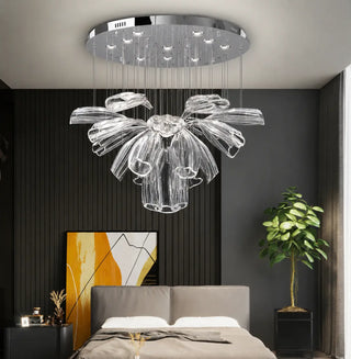 CRYSTALIA Modern Refined Glass Ceiling Light – view 4