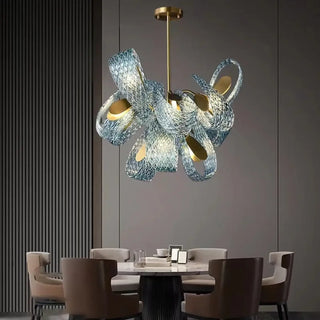 RAGE Blue Bow Pendant Ceiling Light – view 1