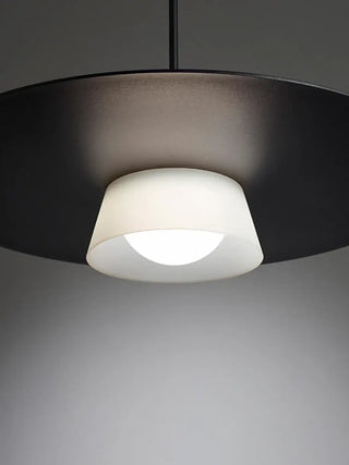 CREACIR Black Circular with White Light Ceiling Light – view 4