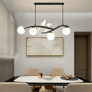 AURORA Birds and Glass Balls Ceiling Light – view 2