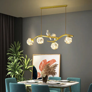 AURORA Birds and Glass Balls Ceiling Light – view 1