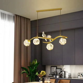 AURORA Birds and Glass Balls Ceiling Light – view 5