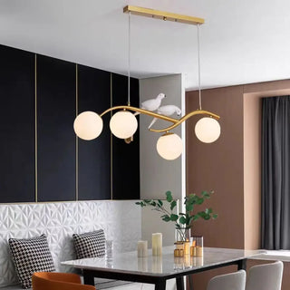 AURORA Birds and Glass Balls Ceiling Light – view 3