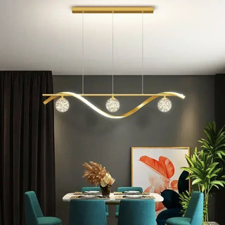 ONDABL Wavy Three Ball Pendant – view 1