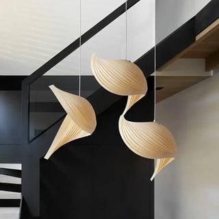 LOISIET Sculptural Organic Wood Ceiling Light – view 2