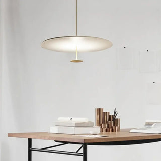 DANOS White Oval Danish Pendant Ceiling Light – view 3