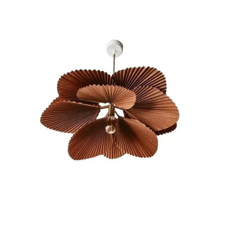 FUGUI Brown Paper Bohemian Chic Ceiling Light – view 6