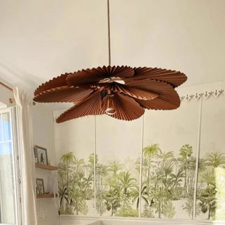 FUGUI Brown Paper Bohemian Chic Ceiling Light – view 4