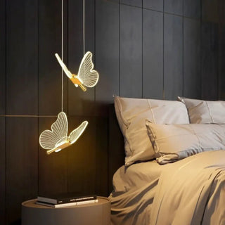 PAPI LED Butterfly Modern Bedroom Pendant – view 2