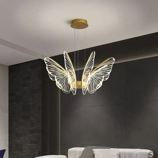 INSEC LED Butterfly Gold Structure Ceiling Light – view 1