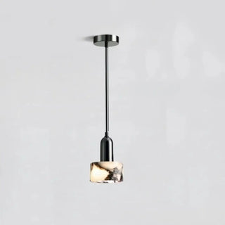 GAIA Marbled Stone and Mineral Beads Ceiling Light – view 4