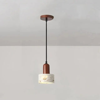 GAIA Marbled Stone and Mineral Beads Ceiling Light – view 1