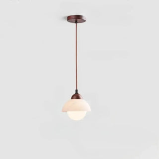 GAIA Marbled Stone and Mineral Beads Ceiling Light – view 7