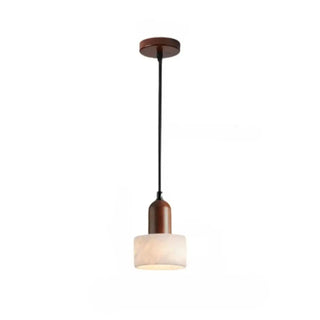 GAIA Marbled Stone and Mineral Beads Ceiling Light – view 8