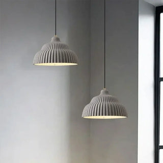 LUNAMI Pleated Terracotta Warm Design Ceiling Light – view 5
