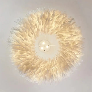 CIDI Circular Feather Pendant Ceiling Light – view 5