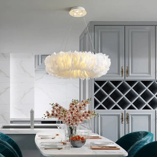 CIDI Circular Feather Pendant Ceiling Light – view 2