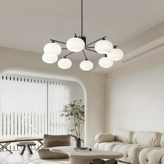 VERDURE Refined Pastel Green Glass and Metal Ceiling Light – view 3