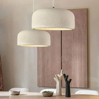 BASALT Mineral Relief Wabi-Sabi Style Ceiling Light – view 4