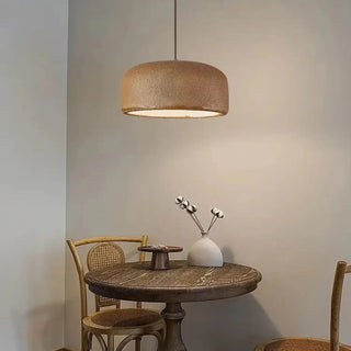 BASALT Mineral Relief Wabi-Sabi Style Ceiling Light – view 5