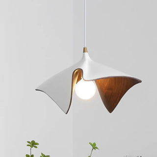 Vintage resin pendant light, retro warm ambient glow ceiling hanging fixture