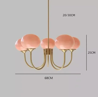 CREMIO Retro Cream Finish Ceiling Light – view 4
