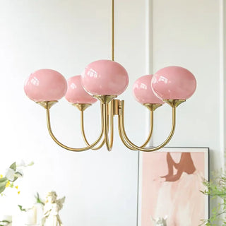 CREMIO Retro Cream Finish Ceiling Light – view 1